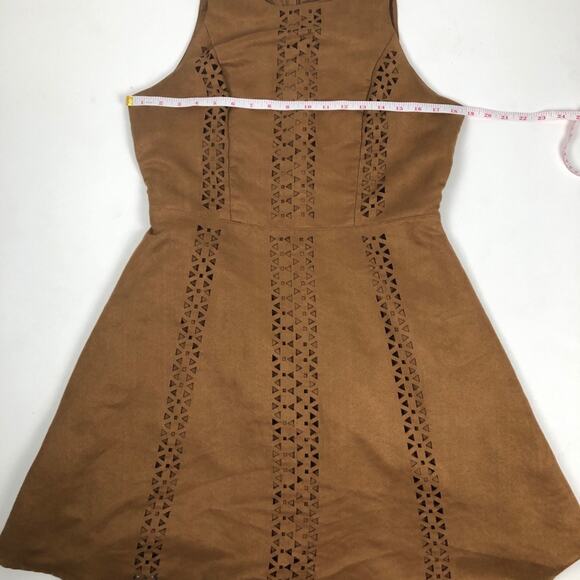 Vegan Suede Cowgirl Dress  By Mossimo size Medium - Picture 4 of 7